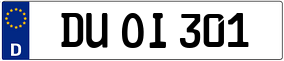 Truck License Plate